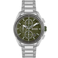 Hugo Boss Volane 1513951 Silver-Tone Olive Green Dial Chronograph Men's Watch
