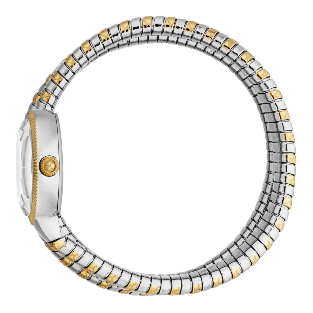 ساعة Just Cavalli Signature Snake After Party بلونين YG فضية للنساء (موديل JC1L269M0055)