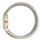 ساعة Just Cavalli Signature Snake After Party بلونين YG فضية للنساء (موديل JC1L269M0055)