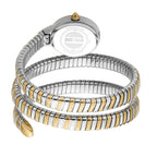ساعة Just Cavalli Signature Snake After Party بلونين YG فضية للنساء (موديل JC1L269M0055)