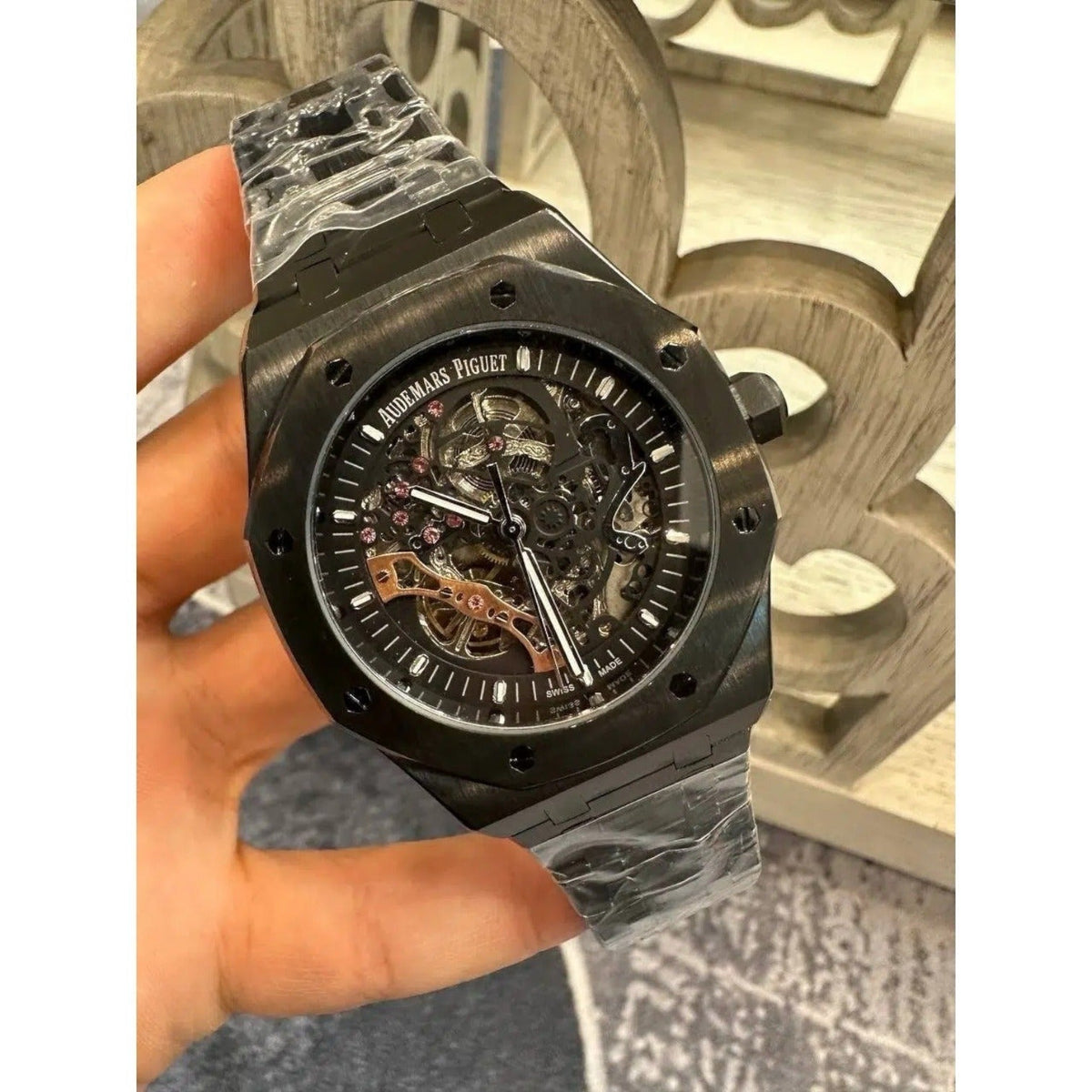 Audemars-piguet - royal oak double balance wheel - Black