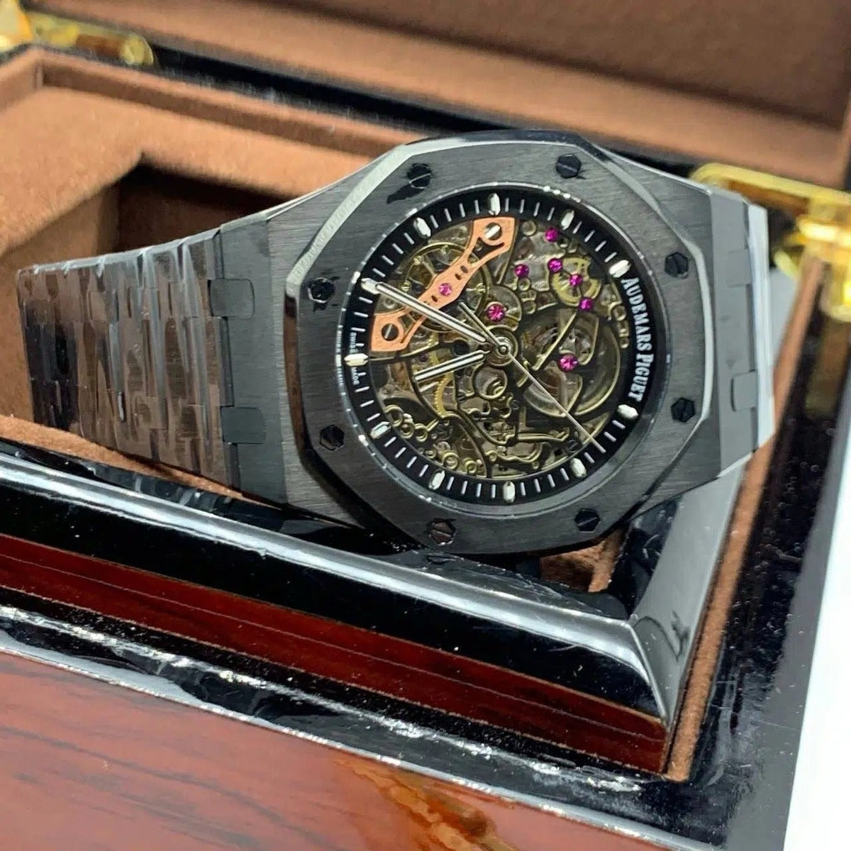 Audemars-piguet - royal oak double balance wheel - Black