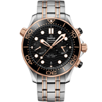 Omega Seamaster Diver 300M Steel ‑ Sedna Gold on steel Sedna Gold Automatic size 44mm