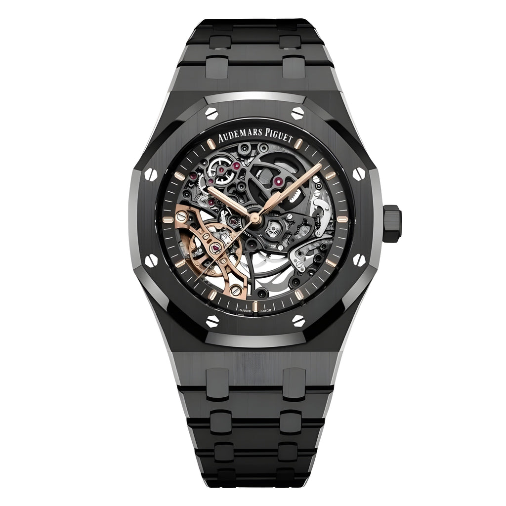 Audemars-piguet - royal oak double balance wheel - Black