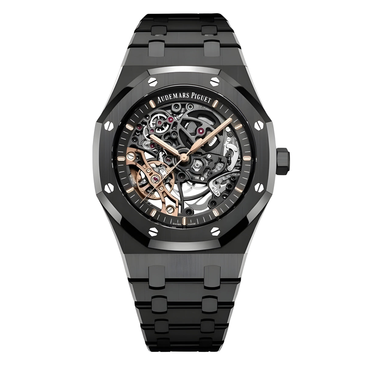 Audemars-piguet - royal oak double balance wheel - Black