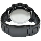 Fossil Nate JR1356 Men’s Analog Watch – 50mm Black Stainless Steel | Water Resistant