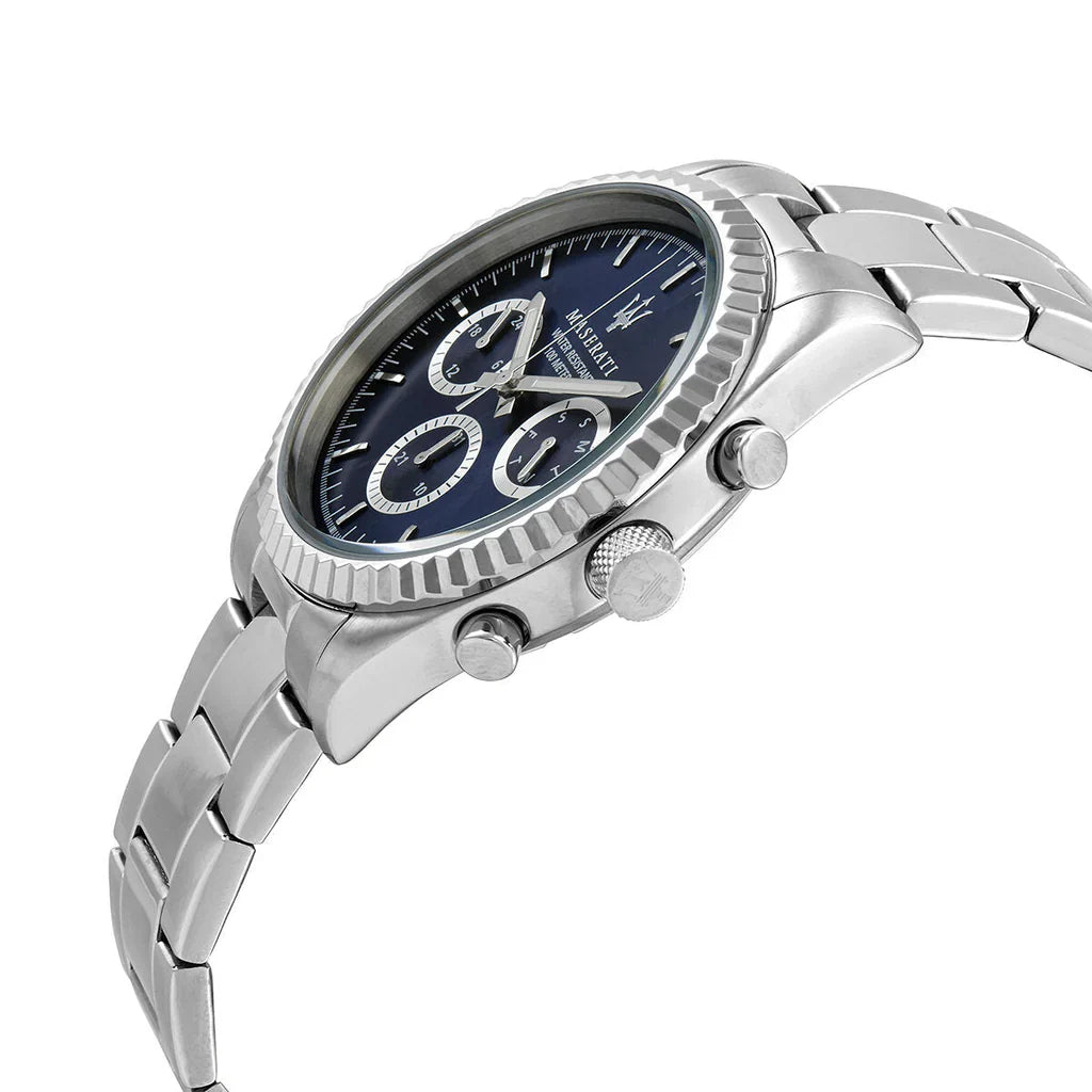 Maserati Competizione R8853100022 Silver Stainless Steel Blue Dial Watch