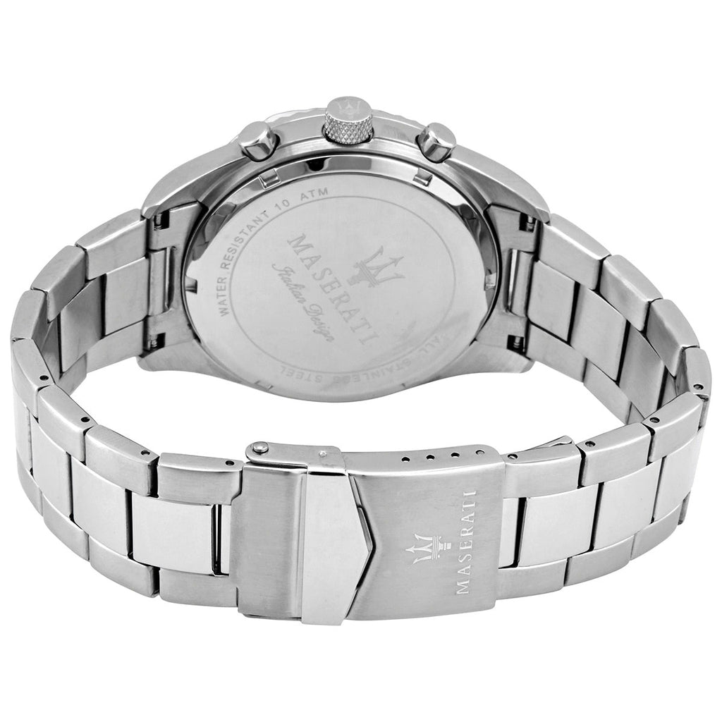 Maserati Competizione R8853100014 Silver Case Black Dial Men's Watch