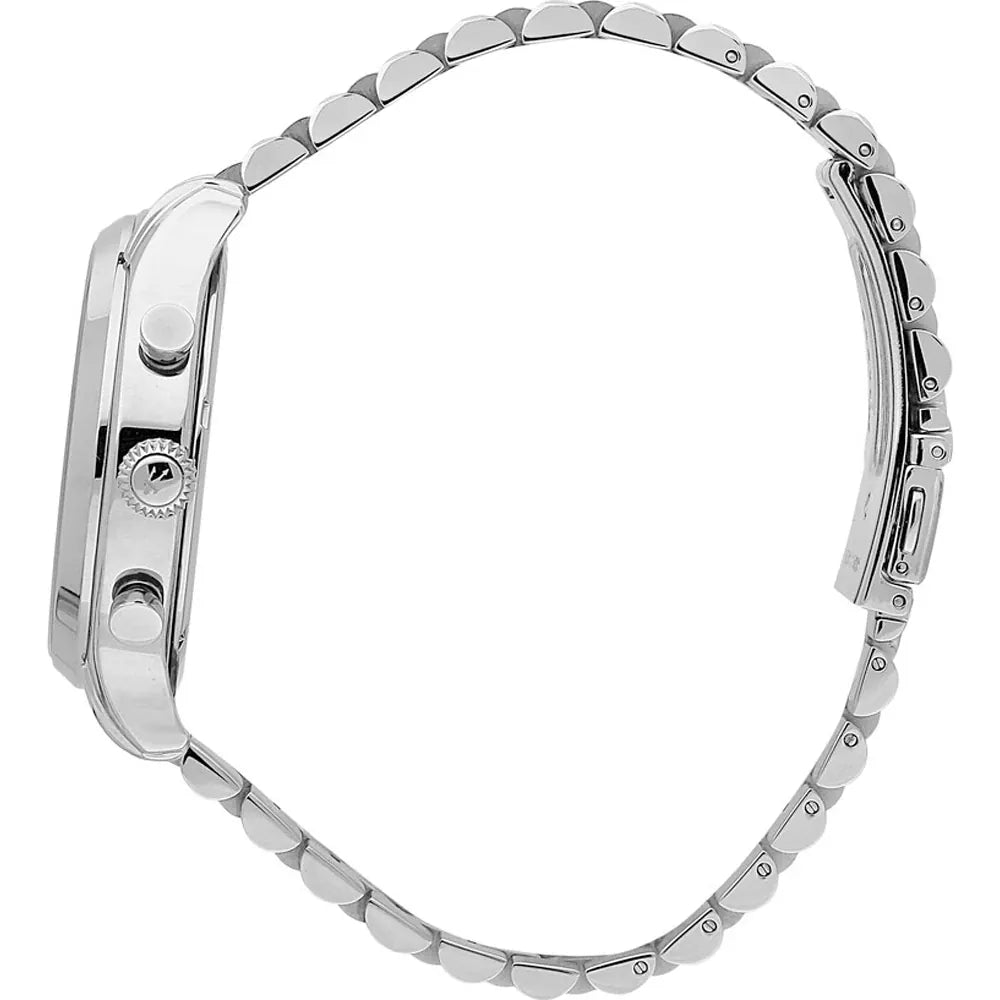 Maserati Epoca R8873618034 Silver Jubilee Bracelet White Dial Men's Watch