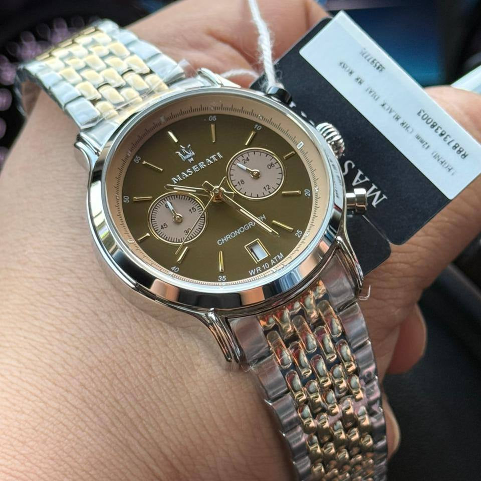 Maserati Legend R8873638003 Two-Tone Silver & Gold Chronograph Watch