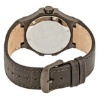 Maserati Potenza R8851108014 Two-Tone Silver Rose Gold Brown Leather Watch