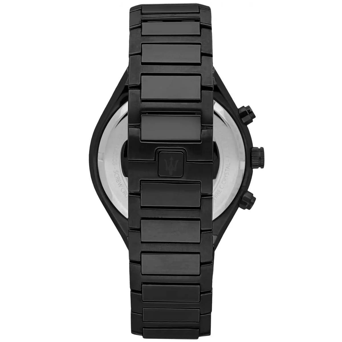 Maserati Stile R8873642005 Full Black PVD Gold Tone Accents Watch