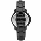 Maserati Successo R8873621014 All-Black Stainless Steel Red Accents Watch