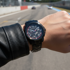 Maserati Successo R8873621014 All-Black Stainless Steel Red Accents Watch
