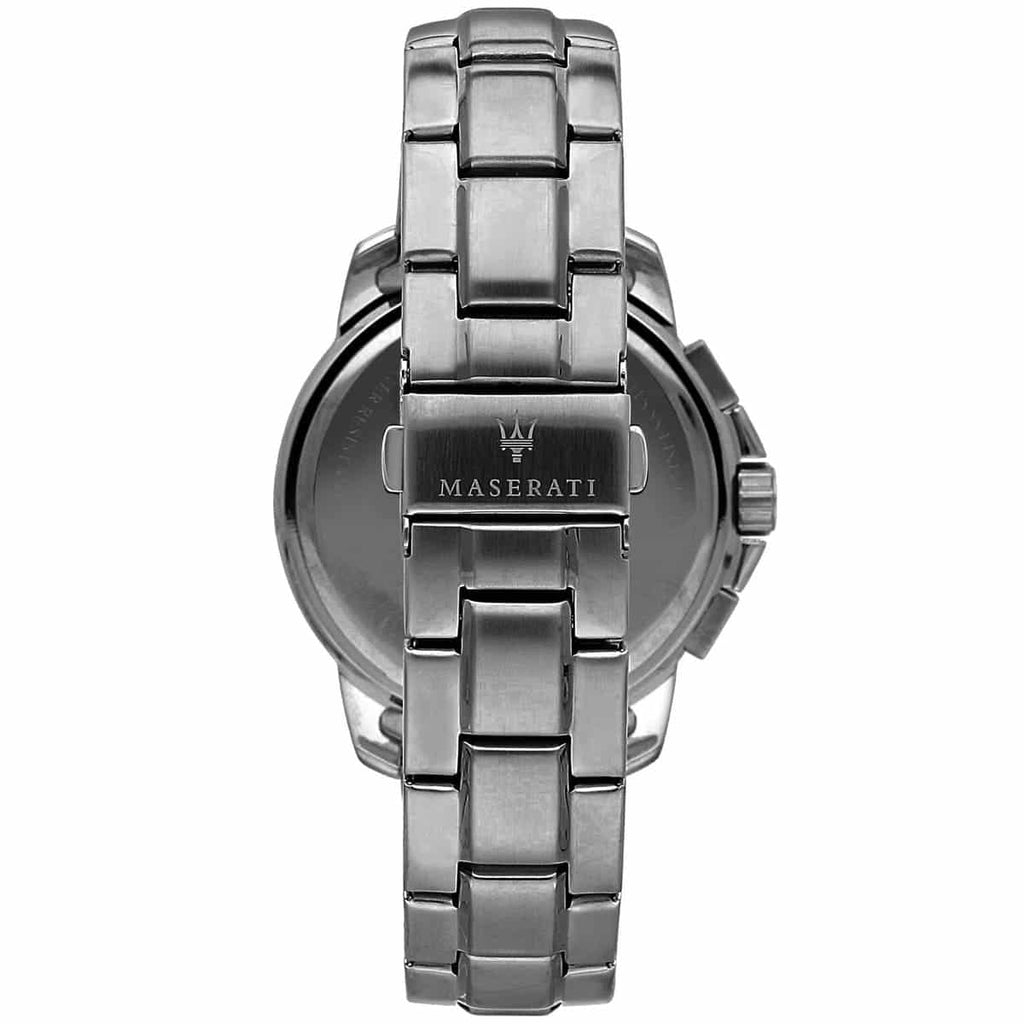 Maserati Successo R8873621017 Men's Silver Case Green Sunray Dial Watch
