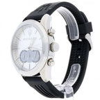Maserati Traguardo R8871612012 Men's Silver Case Black Rubber Watch