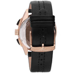 Maserati Traguardo R8871612025 Black Case & Leather Strap Chronograph Watch