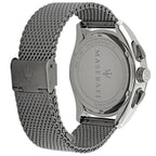 Maserati Traguardo R8873612006 Silver Case Gunmetal Mesh Chronograph Watch