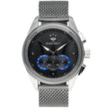 Maserati Traguardo R8873612006 Silver Case Gunmetal Mesh Chronograph Watch