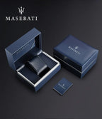 Maserati Sfida R8853140001 Silver-Tone Blue/Black Dial Men's Watch