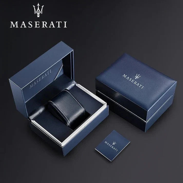 Maserati Stile R8873642005 Full Black PVD Gold Tone Accents Watch