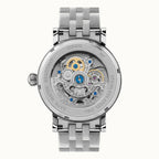Fossil Original Boyfriend ME3067 Automatic Skeleton Silver Stainless Steel Watch