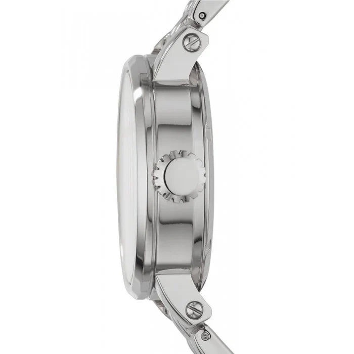 Fossil Original Boyfriend ME3067 Automatic Skeleton Silver Stainless Steel Watch