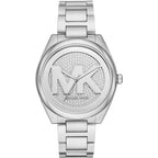 Michael Kors Janelle MK7311 Silver Glitz Logo Watch