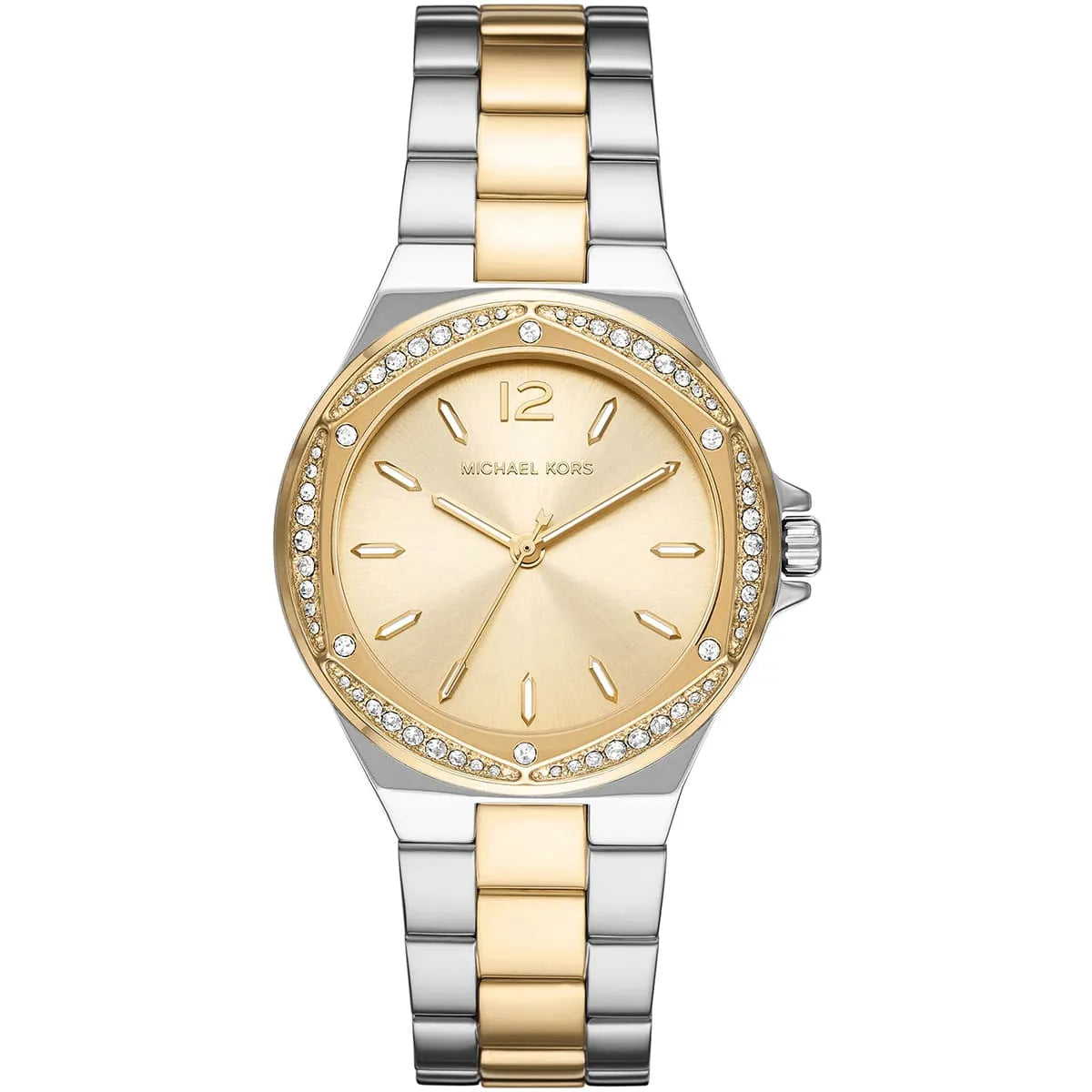Michael Kors Lennox MK6988 Two-Tone Crystal Watch