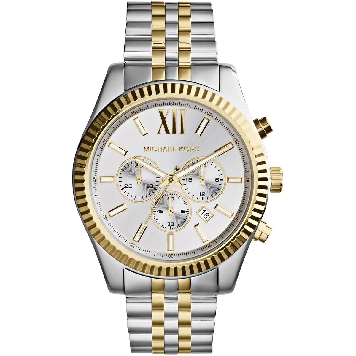 Michael Kors Lexington MK8344 Two-Tone Chronograph Watch