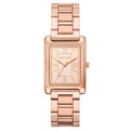 Michael Kors Maren MK4905 Rose Gold-Tone Rectangular Ladies Watch
