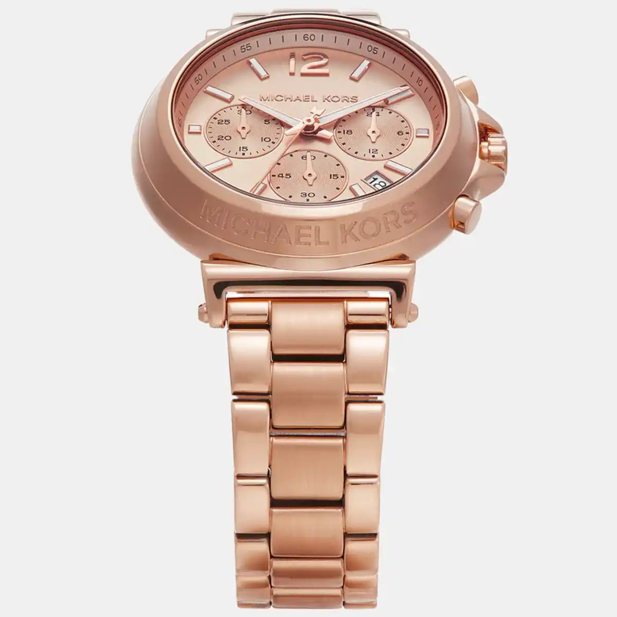 Michael Kors Maren MK7494 Rose Gold-Tone Chronograph Women's Watch