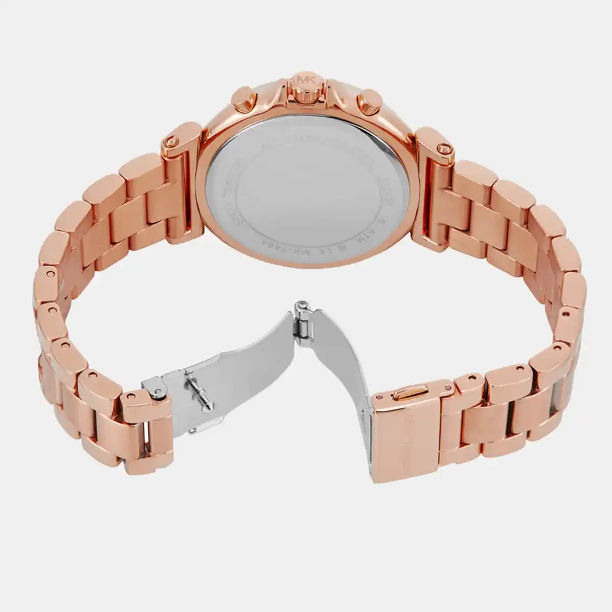 Michael Kors Maren MK7494 Rose Gold-Tone Chronograph Women's Watch