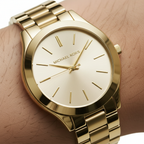 Michael Kors Slim Runway MK3179 Full Gold Watch