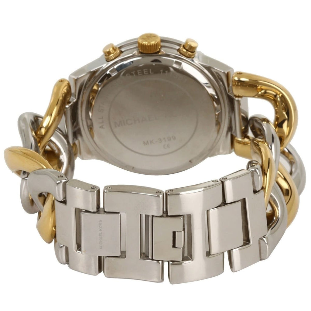 Michael Kors Runway Twist MK3199 Two-Tone Chain Watch