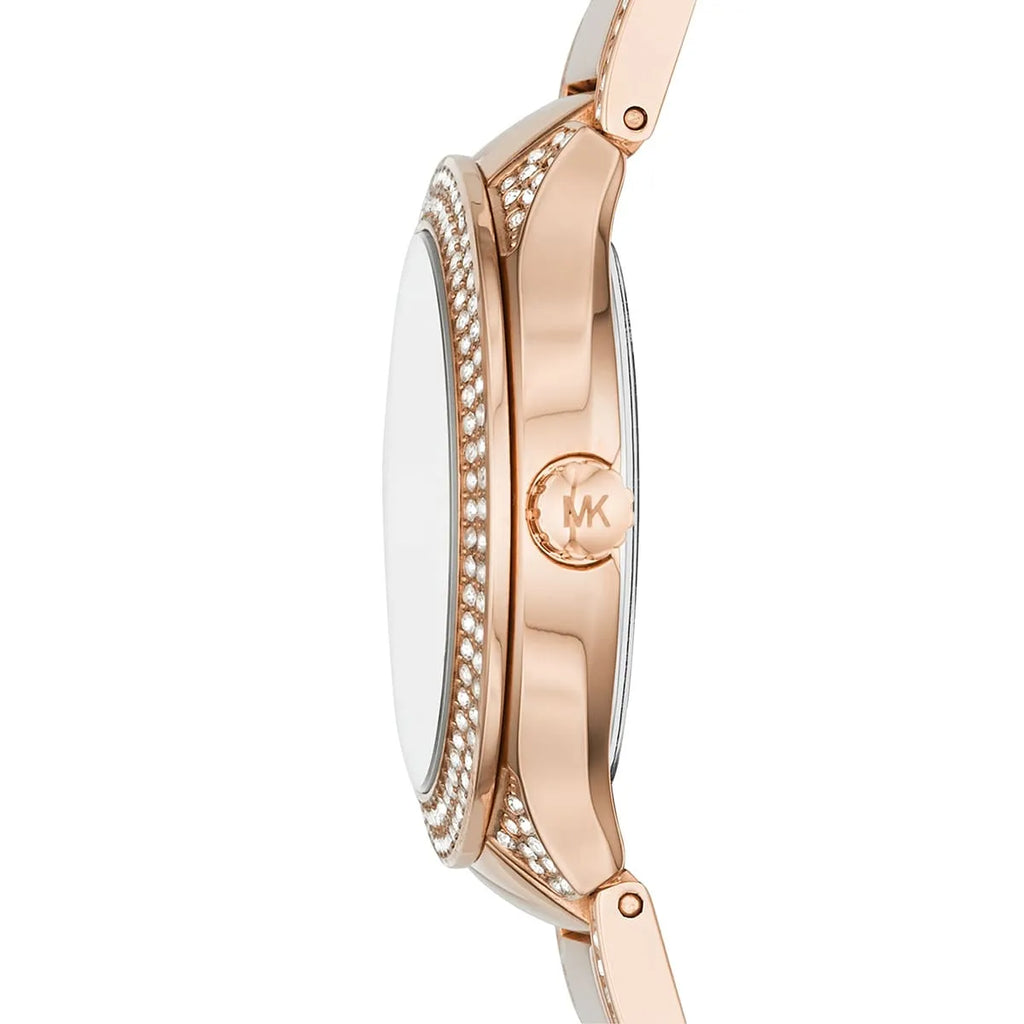Michael Kors Mini Kerry MK3443 Rose Gold Crystal Glitz Watch - Best Price in Egypt