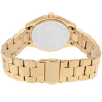 Michael Kors Mini Slim Runway MK3477 Gold Logo Watch
