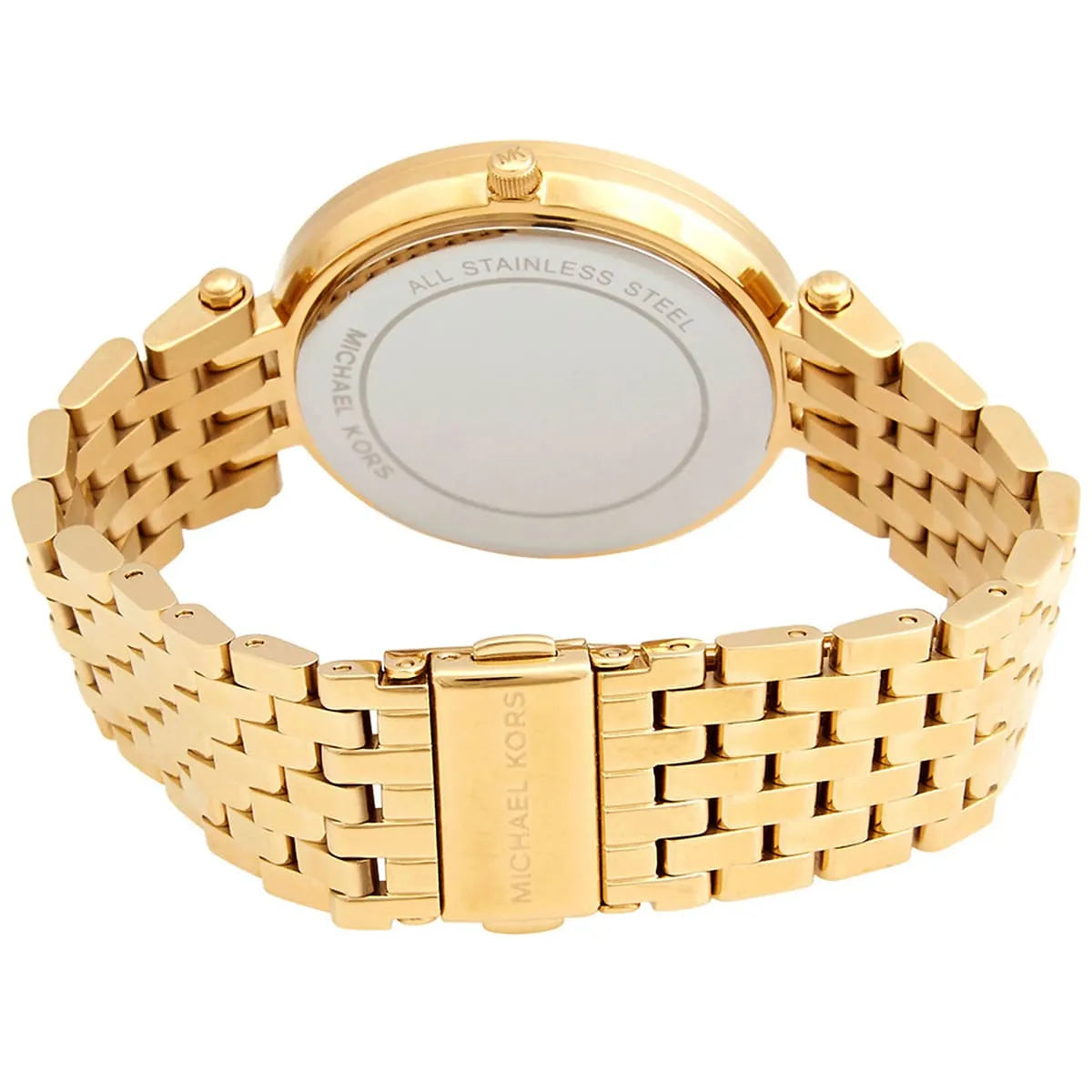 Michael Kors Darci MK3727 Full Gold Crystal Bezel Watch