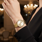 Michael Kors Darci MK3727 Full Gold Crystal Bezel Watch