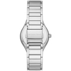 Michael Kors Sylvia MK4657 Silver-Tone Crystal Pave Watch