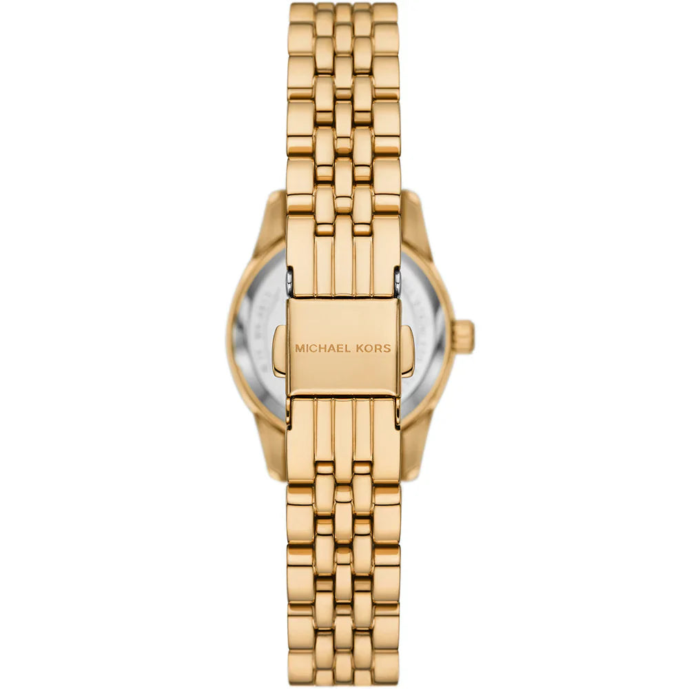 Michael Kors Lexington Mini MK4813 Gold Tone Turquoise Stone Dial Watch