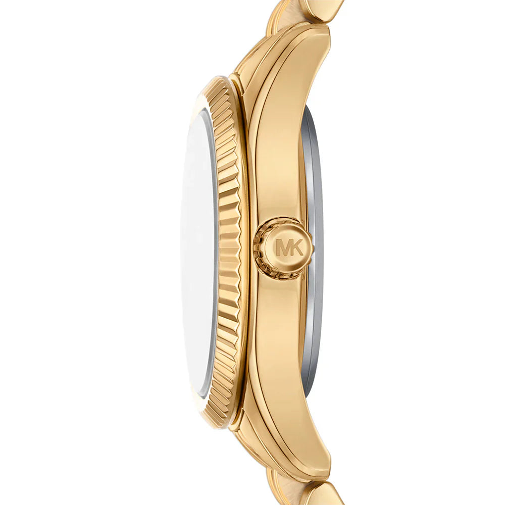 Michael Kors Lexington Mini MK4813 Gold Tone Turquoise Stone Dial Watch
