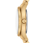 Michael Kors Lexington Mini MK4813 Gold Tone Turquoise Stone Dial Watch