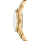 Michael Kors Lexington Mini MK4842 Gold Tone Emerald Green Dial Watch