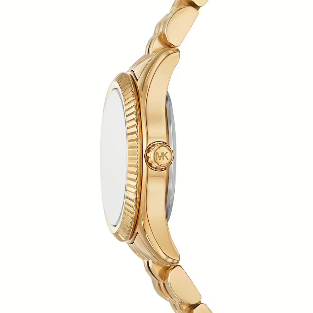 Michael Kors Lexington Mini MK4842 Gold Tone Emerald Green Dial Watch