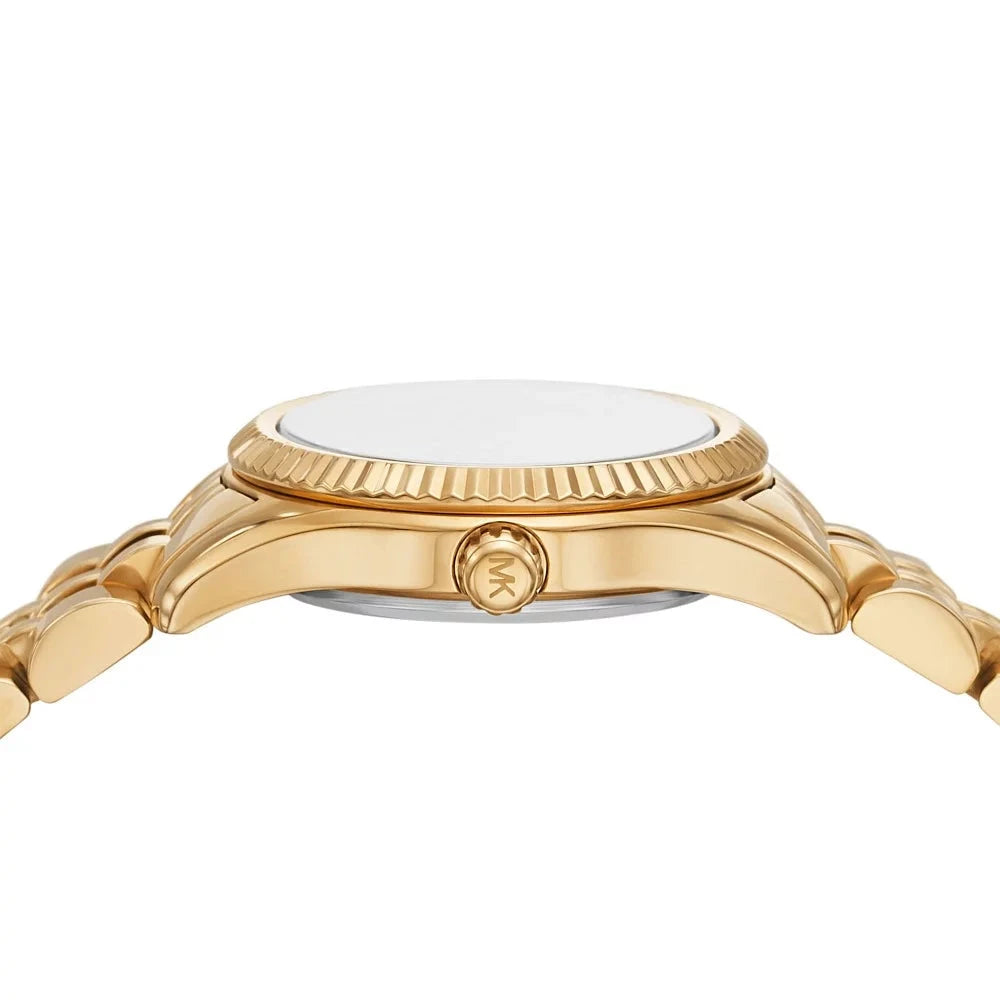 Michael Kors Lexington Mini MK4842 Gold Tone Emerald Green Dial Watch