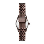 Michael Kors Lexington Mini MK4844 Chocolate Brown & Rose Gold Watch
