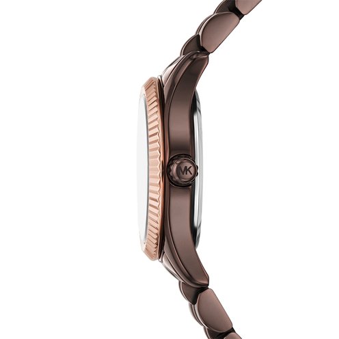 Michael Kors Lexington Mini MK4844 Chocolate Brown & Rose Gold Watch