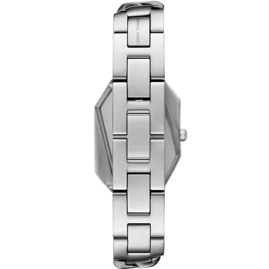 Michael Kors Gia MK4879 Silver-Tone Hexagonal Chain Watch