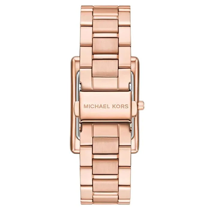 Michael Kors Maren MK4905 Rose Gold-Tone Rectangular Ladies Watch